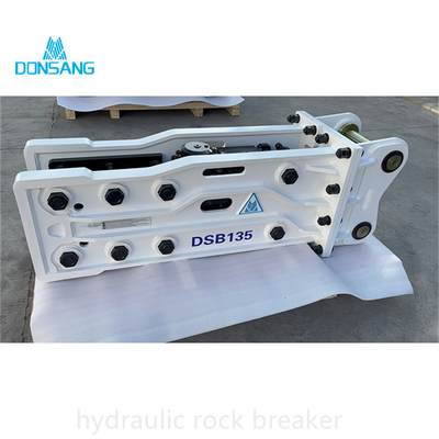 Backhoe Loader Hydraulic Rock Breaker Hammer 140Kgf/Cm2  68Mm Chisel Diameter