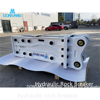 Backhoe Loader Hydraulic Rock Breaker Hammer 140Kgf/Cm2  68Mm Chisel Diameter