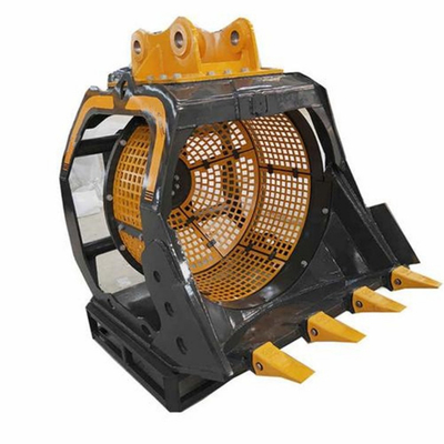 Rotating Screening Bucket Rotating Screening Bucket Excavator Rotating Screening Bucke Crusher Bucket Suitable 23 Tonne